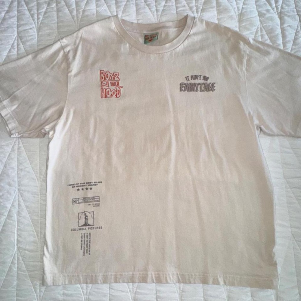 Shoe Palace Boyz N The Hood It Ain't No Fairytale Graphic T-Shirt Mens XL White